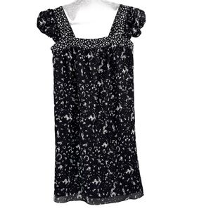 Women’s Max Studio Specialty Y2K Silk and Cotton Mini Dress Size Medium